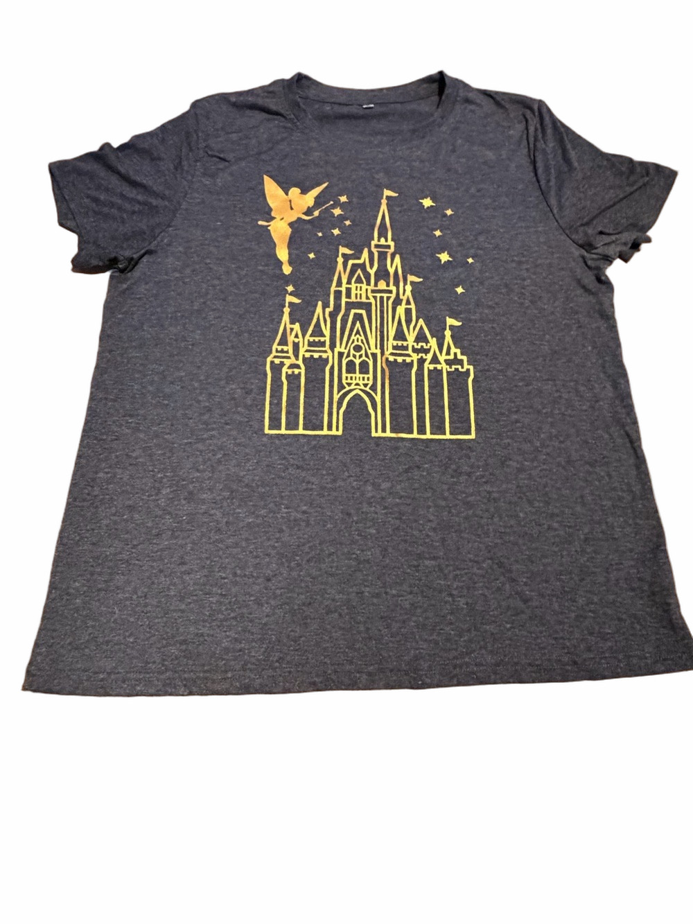 Tinkerbell and Cinderella Castle Disney Women’s t-shirt